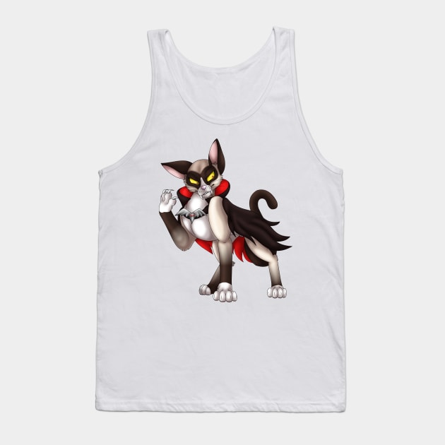 VampiCat: Snowshoe Point Tank Top by spyroid101